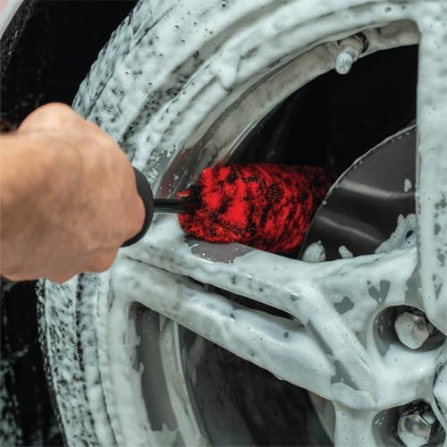 Mothers Wheel Barrel Brush, 16-Inch Wheel Cleaning Brush - Image 4