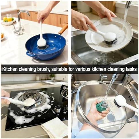 2-Piece Set Handheld Dish Brush - Image 4