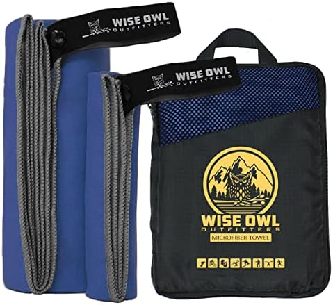 Wise Owl Outfitters Microfiber Camping Towel by WiseOwlOutfitters