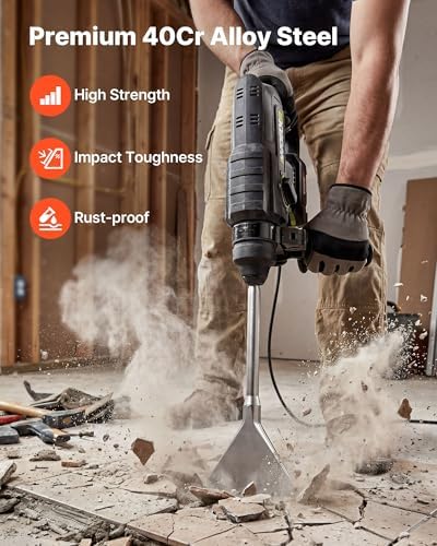 VEVOR SDS Max Scaling Chisel, 13.8" x 5.9" Chisel Bit - Image 4