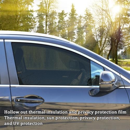 2PCS Car Side Window Sunshade Static Cling UV Protector - Image 3