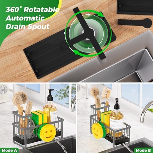 Sponge Holder for Kitchen Sink, Sink Caddy - Image 4