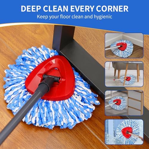 12 Pack Spin Mop Replacement Heads Compatible - Image 3