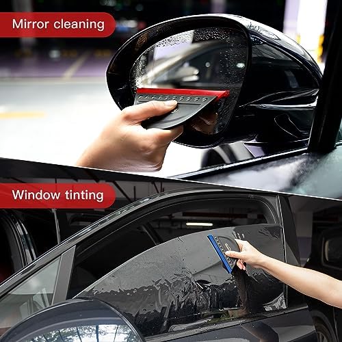 NEWISHTOOL Window Tint Squeegee Black Small Scraper - Image 4
