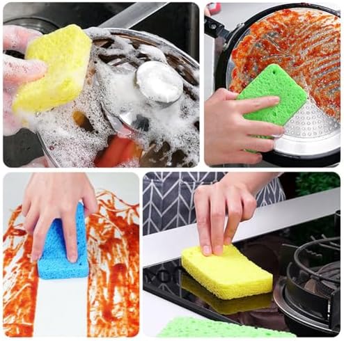 24 - Pack Non-Scratch Scrub Sponges - Sponges - Image 6