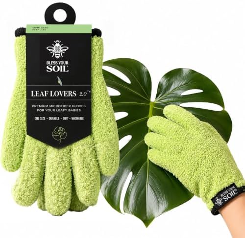 BLESS YOUR SOIL Microfiber Dusting Gloves by BLESSYOURSOIL