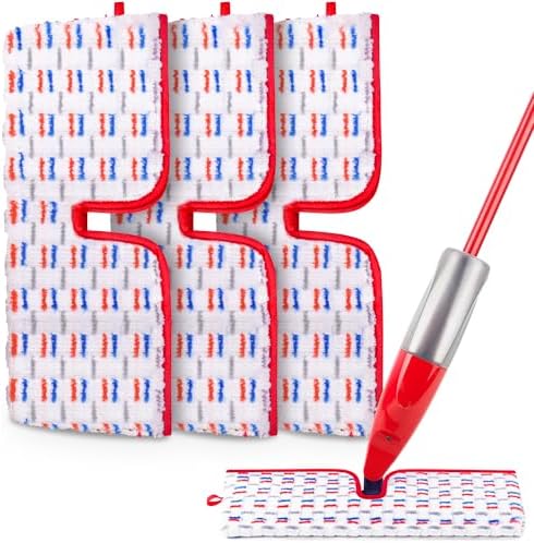 Microfiber Mop Pads Compatible by ILAVCOOL
