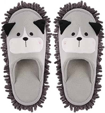 Detachable Dog Mop Slippers for Floor Dusting by frjjthchy