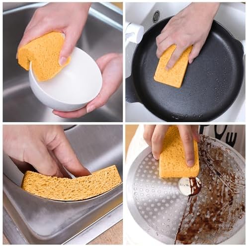 6 - Pack Non-Scratch Scrub Sponges - Sponges - Image 6