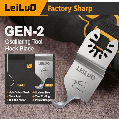 LEILUO 6Pcs Oscillating Tool Hook Blade - Image 3