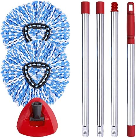ANREKEYH Spin Mop Head, Handle Replacement by ANREKEYH