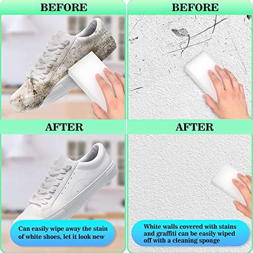 100Pack Magic Sponge Eraser, Melamine Sponge Foam, Non-Scratch Heavy Duty - Image 4