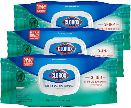 Clorox Disinfecting Wipes, Fresh Scent, 3 Pack by Clorox
