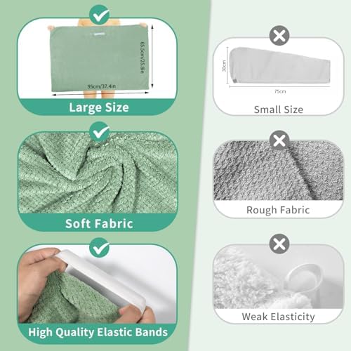 my novel things Large Microfiber Hair Towel - Image 2