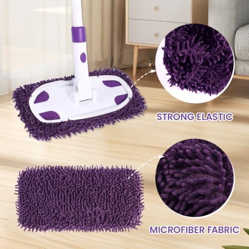 Sweeper Mop System with 3 Reusable Microfiber Mop Pads - Image 2