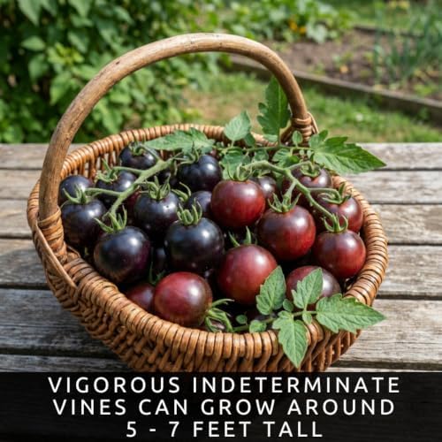30 Black Cherry Tomato Seeds | Sweet Cherry Tomatoes - Image 5