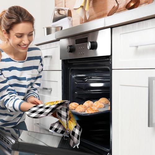 Bencailor 4 Pcs Sunflower Kitchen Towels Set, Hand Tea Towels Gifts - Image 2