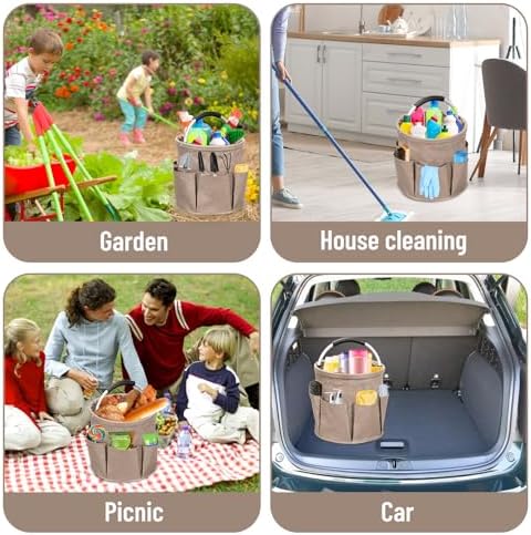 Qivine 17L Cleaning Caddy, Caddy Organizer - Image 6