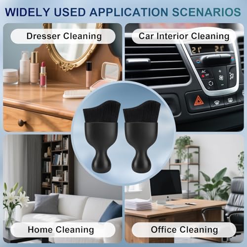 Amrules 2 Pcs Car Interior Detailing Brush Cleaning Tools - Image 7