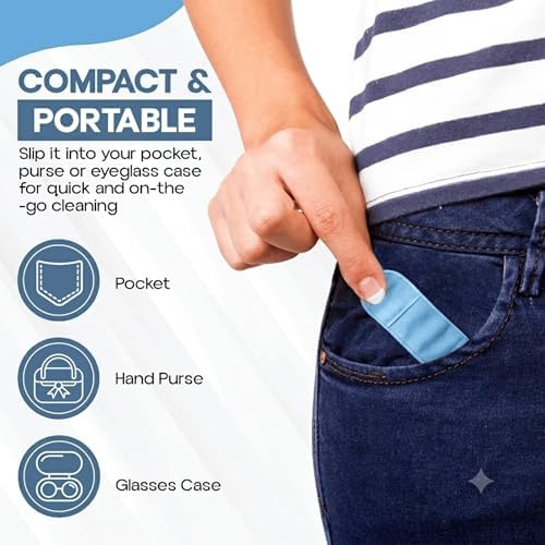 Finger Grip Eyeglass Cleaner – Premium Microfiber Glasses Cleaning Cloth - Image 7