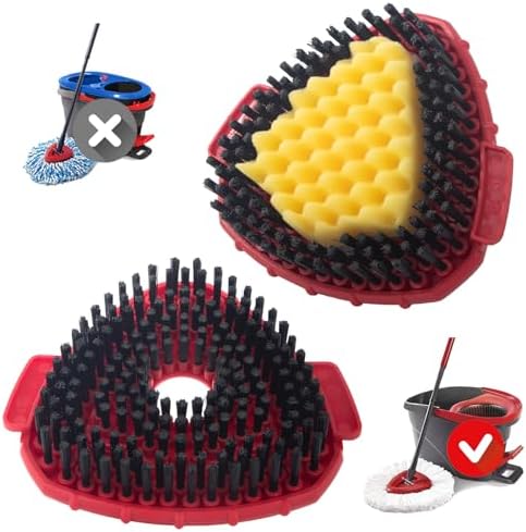 Scrub Brush Mop Heads Replacement by MXZONE