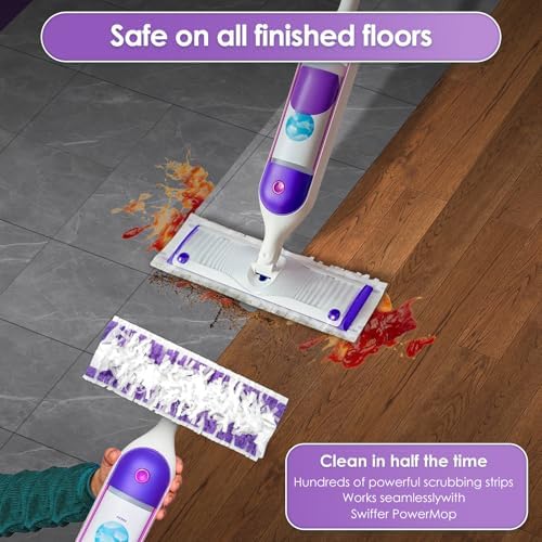 Replacement Power Mop Pads for Swiffer PowerMop, Disposable PowerMop Mopping - Image 4