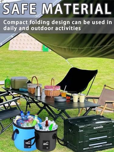 Collapsible Bucket with Handle, Lightweight 5 Gallon 20L - Image 5