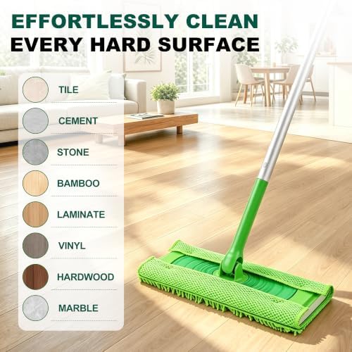 Microfiber Mop Pads for Swiffer Sweeper, Microfiber Pads Refills, 1 Reusable - Image 7