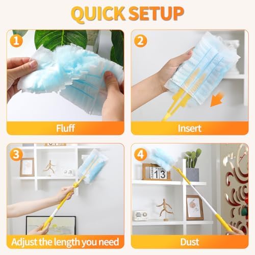 60 Count Electrostatic Duster Refills Compatible - Image 6