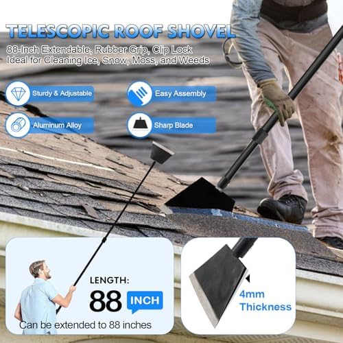 Floor Scraper, Garden Shovel, Paint Carpet Wallpaper Remove Tool - Image 2
