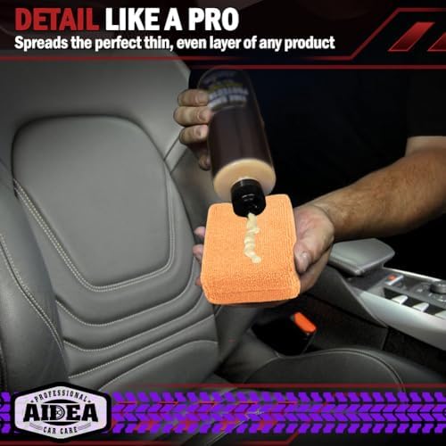 AIDEA Microfiber Applicator Pads-8 Pack, Car Wash Sponge - Image 5