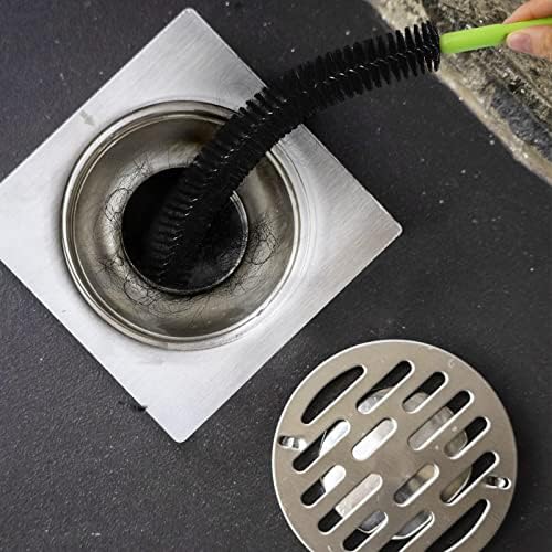 Haomaomao Sewer Clean Brush Pipe Brushes Drain Snake Hair Clog Remover Tool - Image 2