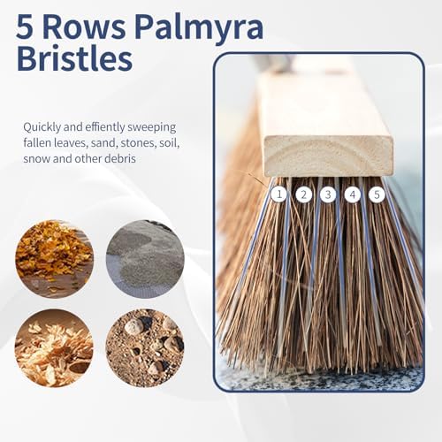 Heavy Duty 18" Push Broom with 65" Long Handle - Image 3
