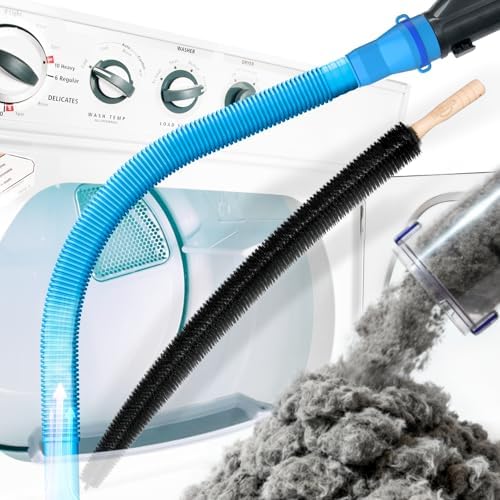 Holikme Dryer Vent Cleaner Kit, Vacuum Hose Attachment by Holikme