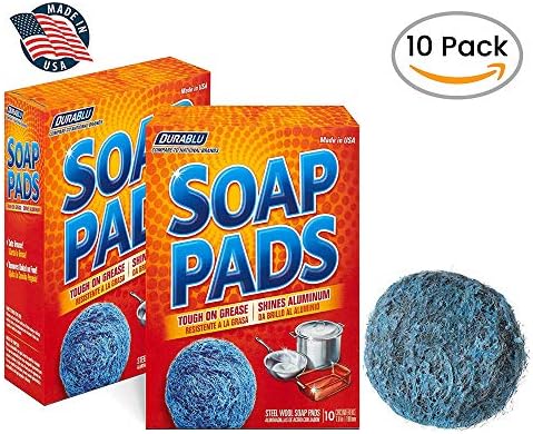 SCRUBIT 20 Pack Steel Wool Soap Pads - Image 2