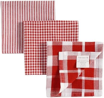 LANE LINEN 100% Cotton Kitchen Dish Cloths, Ultra Soft Absorbent Quick Drying - Image 3