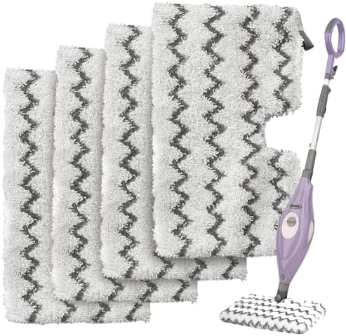 4 Pack Steam Mop Replacement Pads by Extolife