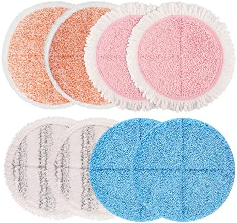 Cordless Electric Mop Pads, 7.28in Round Replacement Pads by GreeSuit