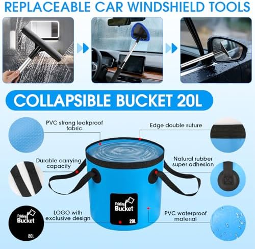 36Pcs Blue Car Wash Detailing Kit，Car Cleaning Set - Image 5