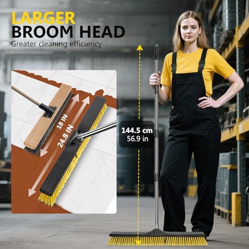 Masthome 24.8" Push Broom - Image 2