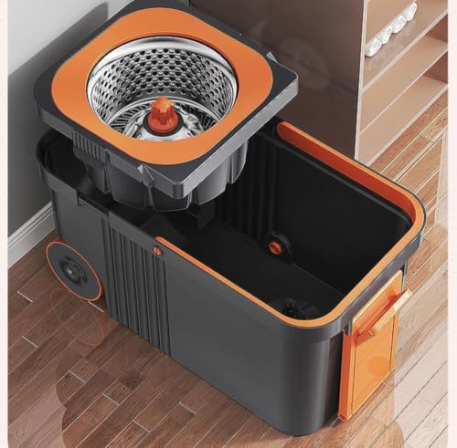 Spin Mop And Bucket Set Dual Mop Heads - Image 2