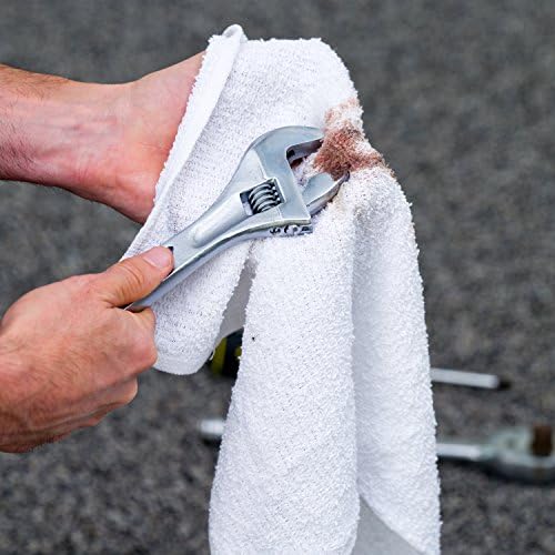 S&T INC. Cotton Terry Cleaning Towels, 48 Pack - Image 2