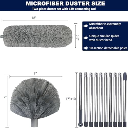 20 Ft+ High Reach Cobweb Dusting Kit - Image 2