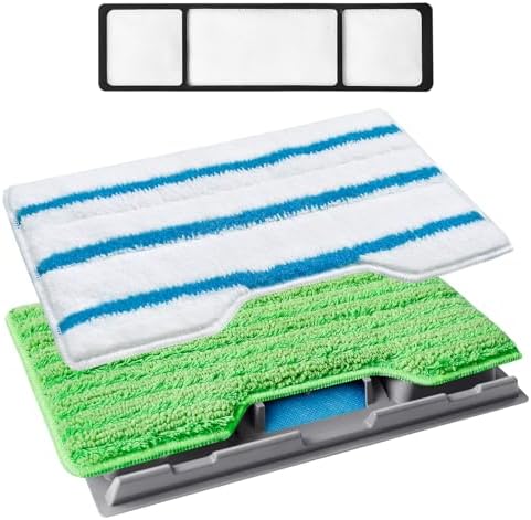 KEEPOW 4Pk Mop Pads Compatible by KEEPOW