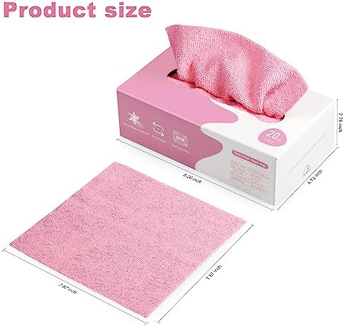 Luiruey Microfiber Cleaning Cloth Rags in A Box -7.9" x 7.9" Reusable - Image 2