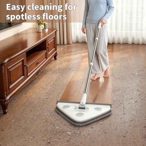 Long Handle Wall Mop & Baseboard Cleaner, 3-in-1 Wall Cleaner Mop - Image 5