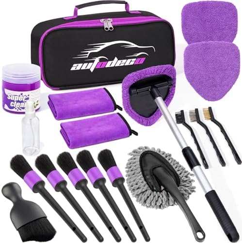 Windshield Cleaner Tool, Detailing Brush, Car Cleaning Kit Interior by AUTODECO