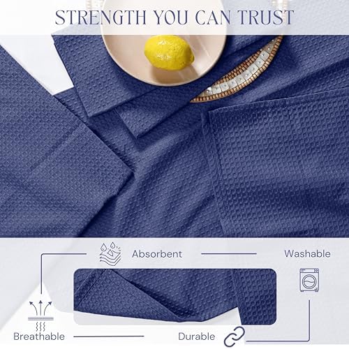 Waffle Weave Dish Towels 4 Pack, 16x26 Inches, Quick Dry Towels - Image 5