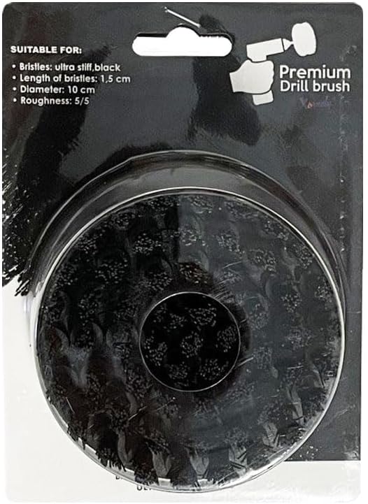 Premium Drill Brush Professional – Ultra-Stiff 4 in Black | Scratch-Free - Image 2