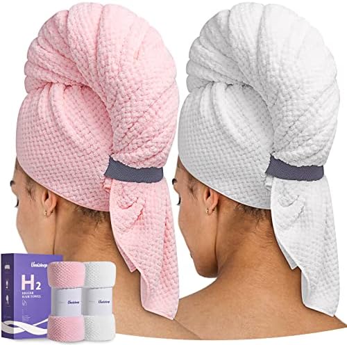 Umisleep Extra Large Microfiber Hair Towel, Ultra Absorbent by Umisleep